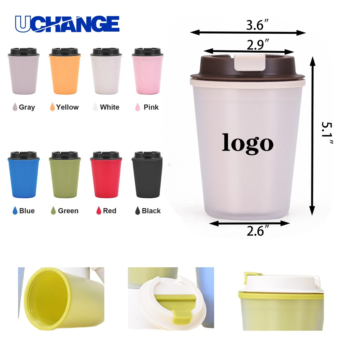 Customized Coffee Cup Container (12oz) 1