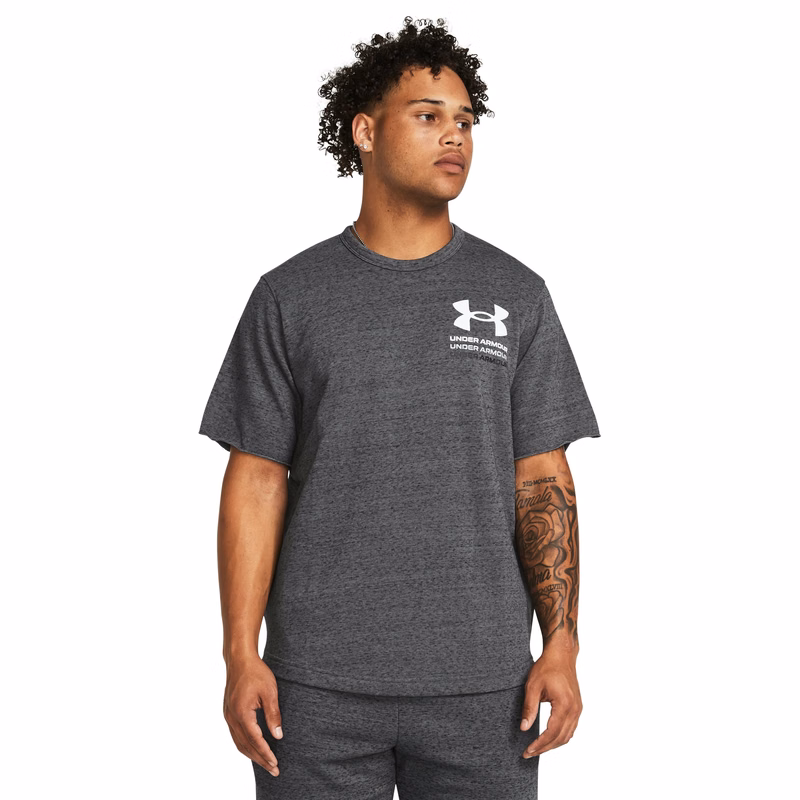 UA Rival Terry Colorblock Men's Short Sleeve
