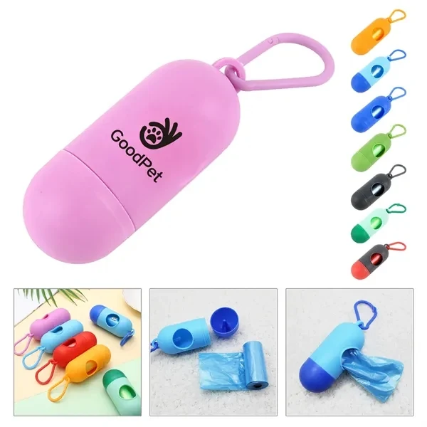 Custom Polypropylene Pet Waste Dispenser With 15 Bags — Dog Walker Essential 1