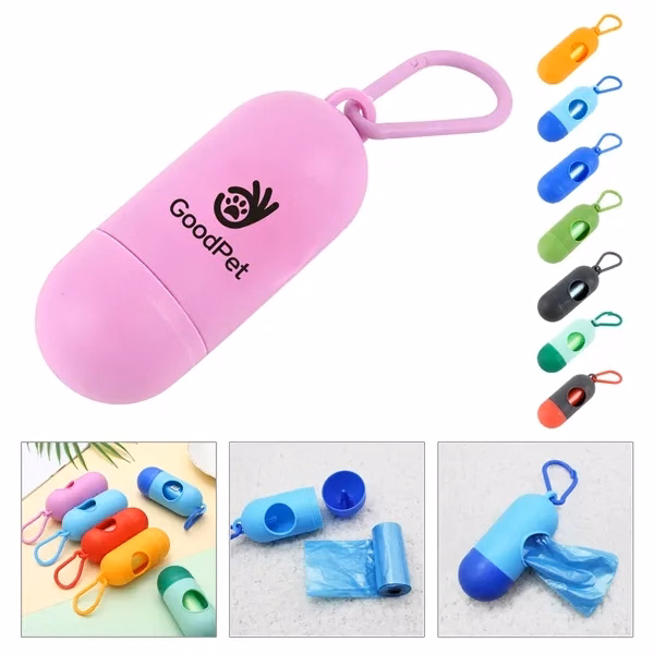 Custom Polypropylene Pet Waste Dispenser With 15 Bags — Dog Walker Essential