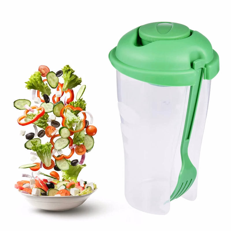 Fresh Salad Container With Fork