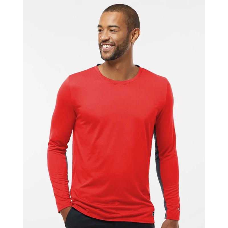 Oakley Men's Team Issue Hydrolix Long Sleeve T-Shirt - FOA402992 1