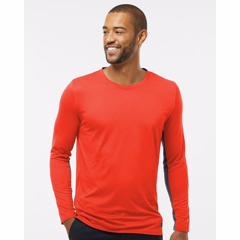 Oakley Men's Team Issue Hydrolix Long Sleeve T-Shirt - FOA402992