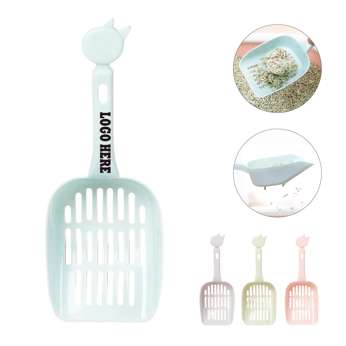 Plastic Grid Cat Litter Scoop 1