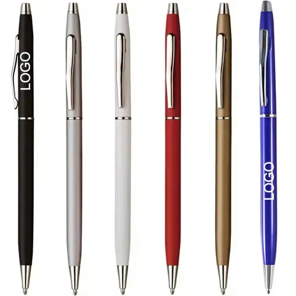 Silm Twist Action Metal Pen 1