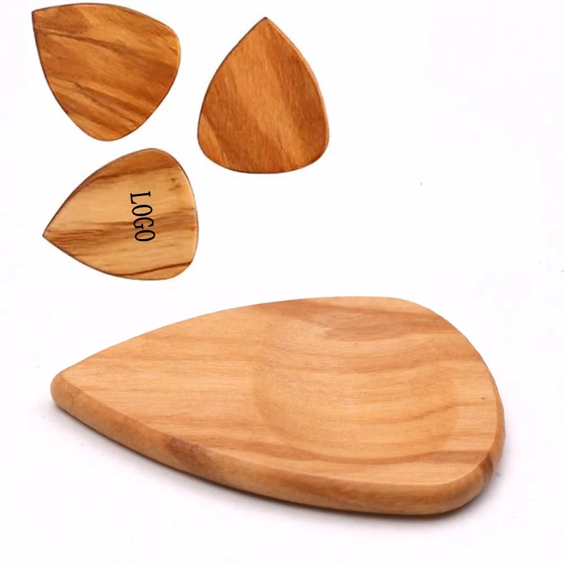 Olive Wood Guitar Bass Picks