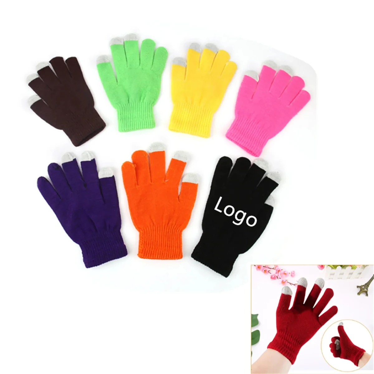 Knit Winter Gloves 1