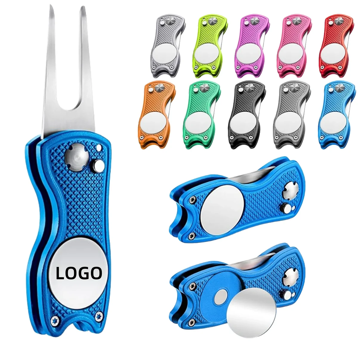 MOQ Metal Foldable Golf Divot Tool 1
