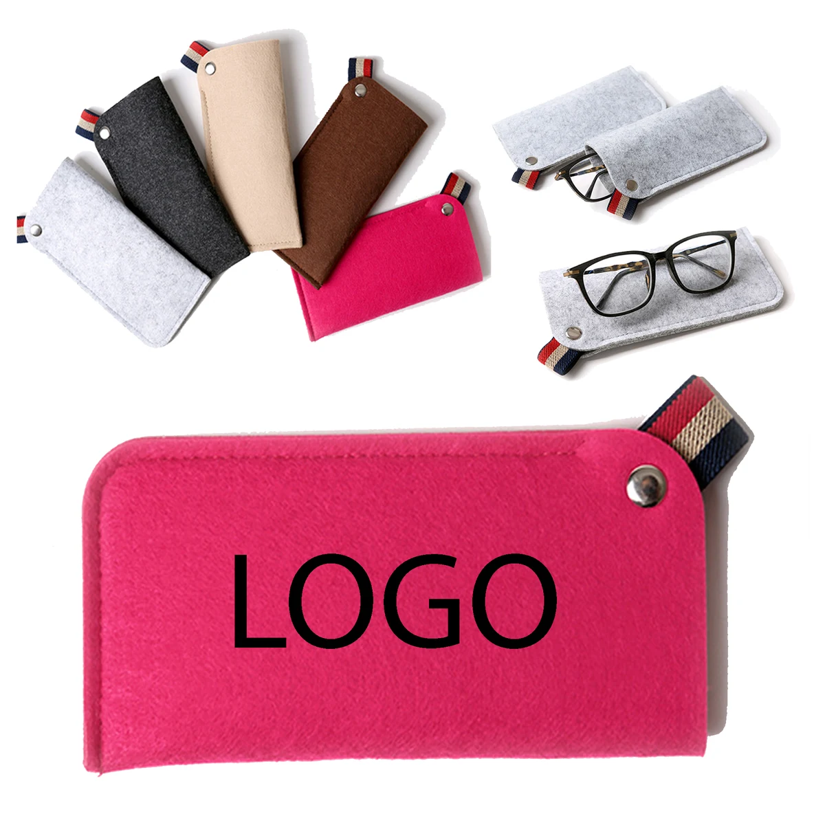 Premium Wool Felt Eyeglass Holder 1