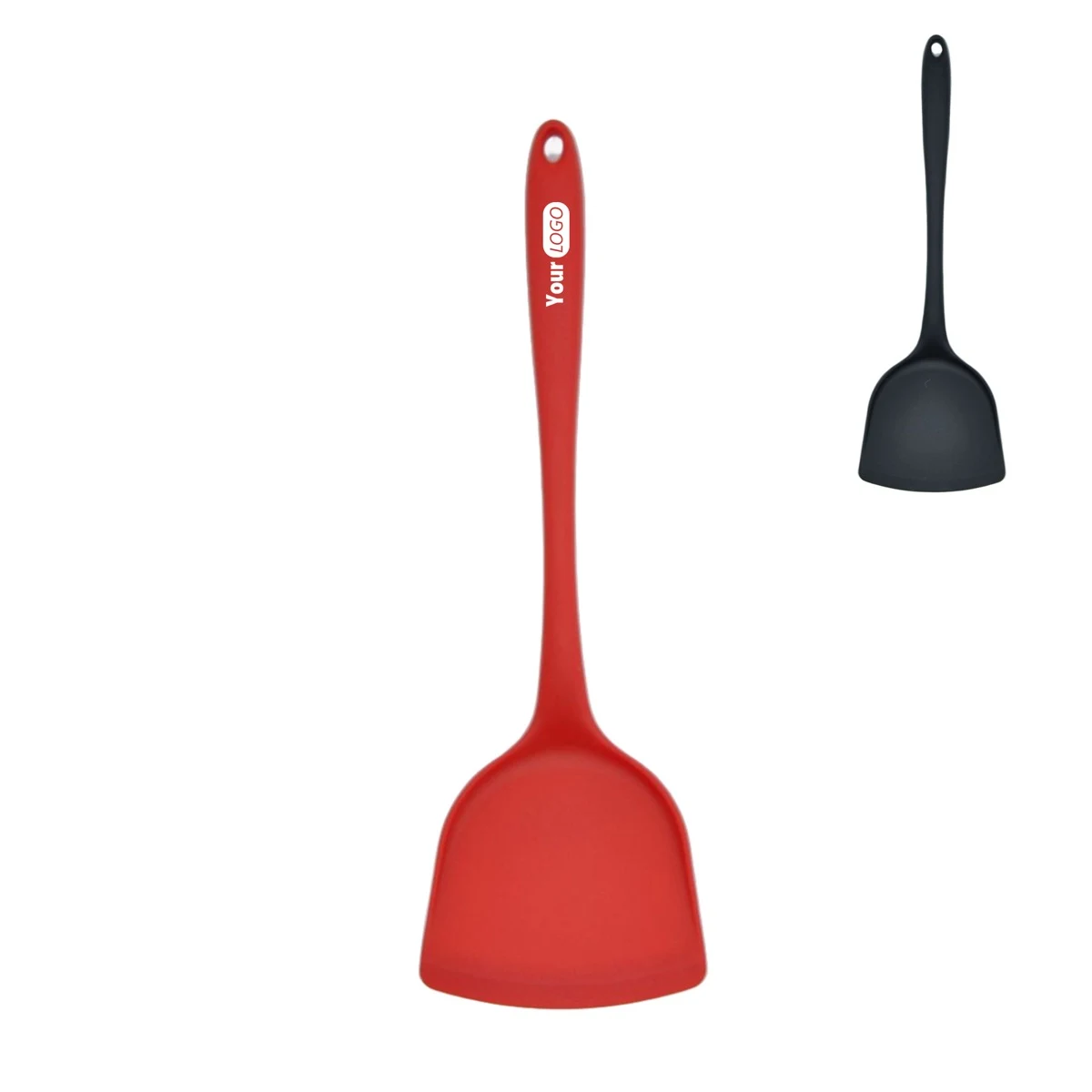 Red Kitchen Silicone Turner 1