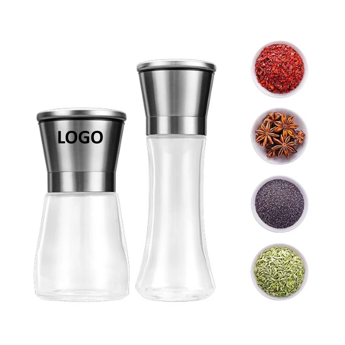 Stainless Steel Pepper Mill 1