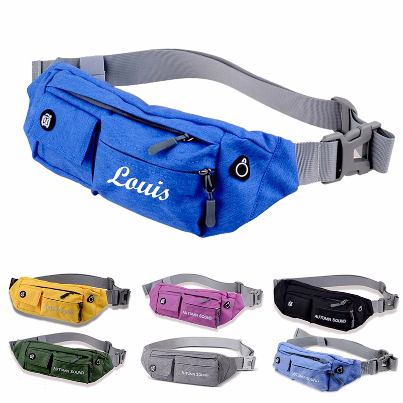 Waterproof Outdoor Running Fanny Packs w/ Zipper
