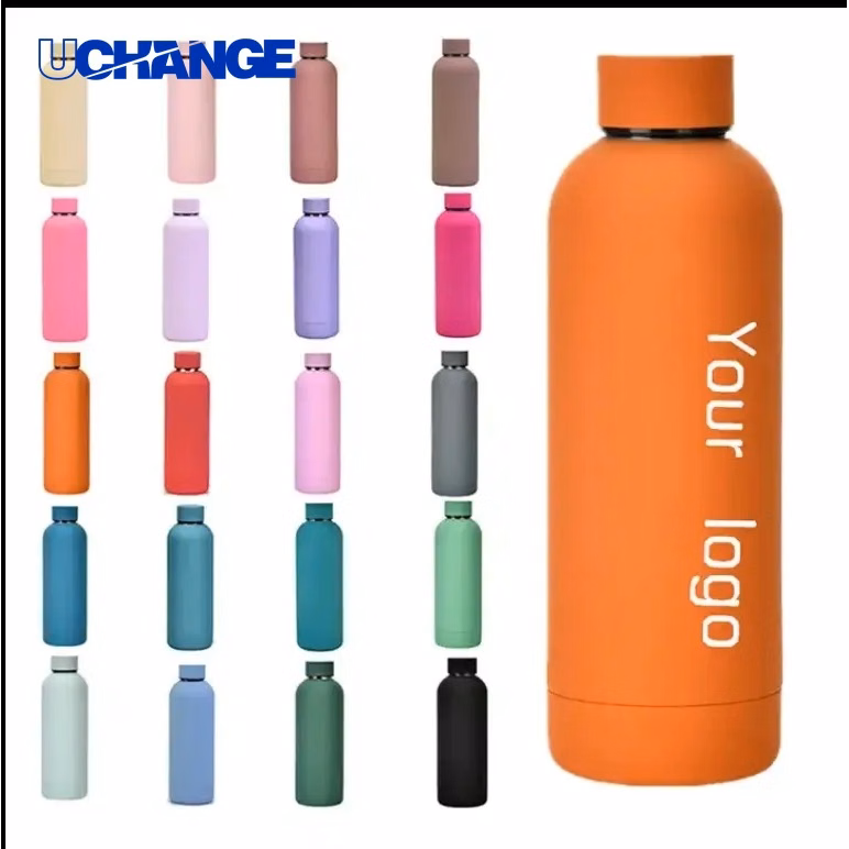 17oz Stainless Steel Bottle with Silicone Sleeve for Sports & Commuting
