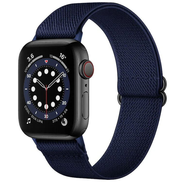 Apple Watch Mesh Bands - Dark Blue Nylon 42mm/44mm/45mm Face 1
