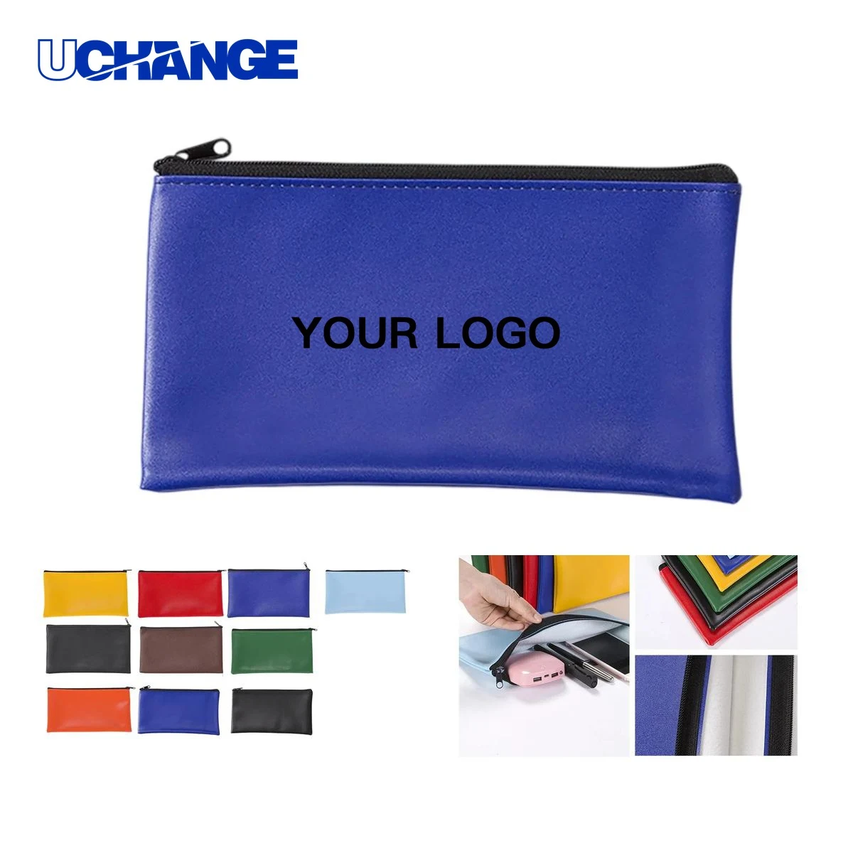 Faux Leather Currency Bag Pouch for Daily Use 1