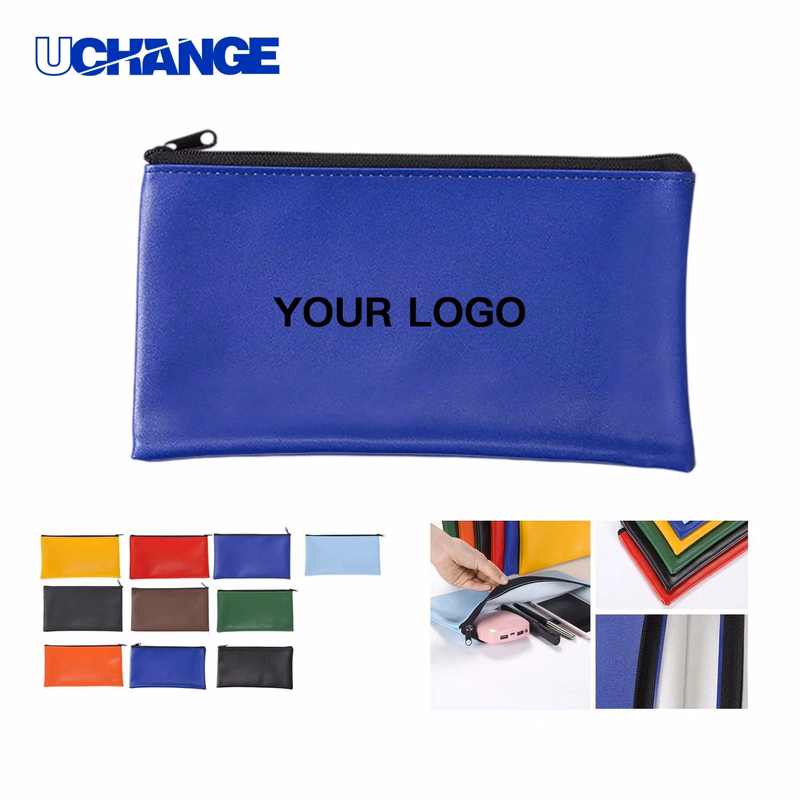 Faux Leather Currency Bag Pouch for Daily Use