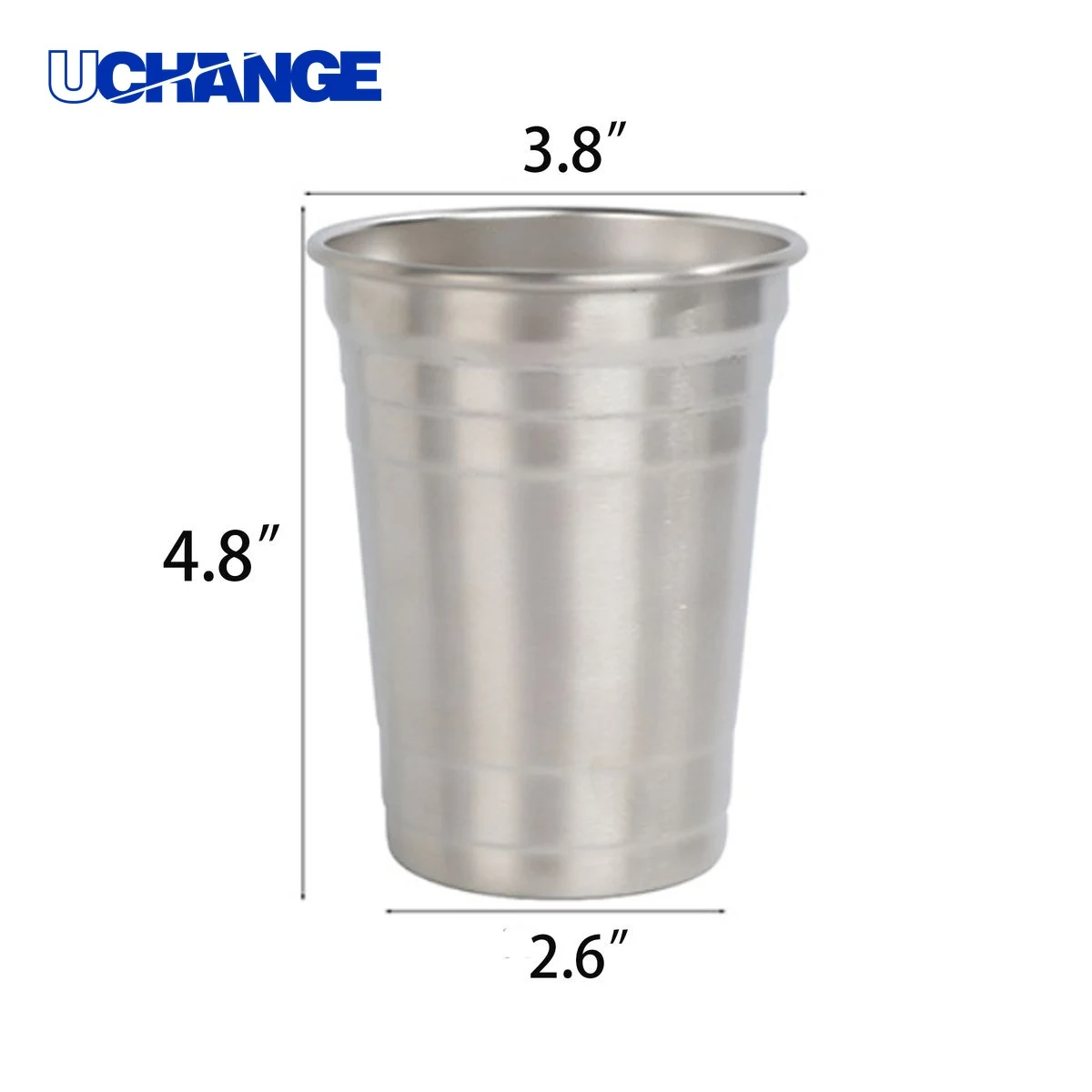 Stainless Steel Cup Container Laser Engraved 1