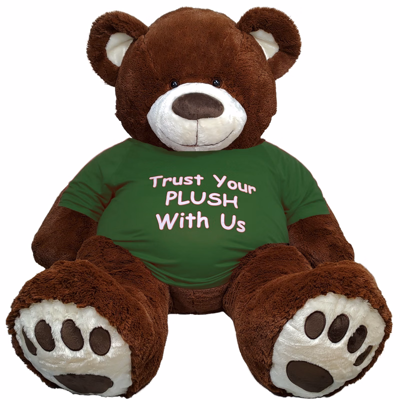 59" Giant Dark Brown Bear