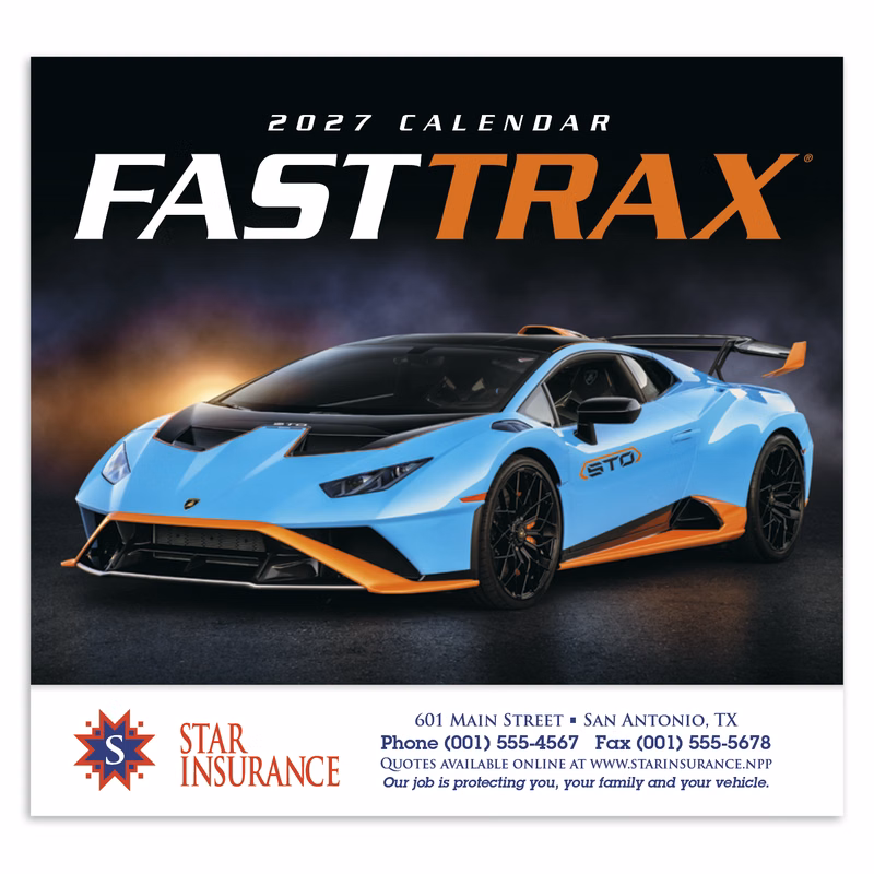 HotLine® Products Fast Trax® Appointment Calendar - Stapled