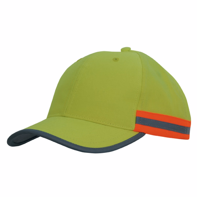 Hi Vis Cap with Reflective Tape