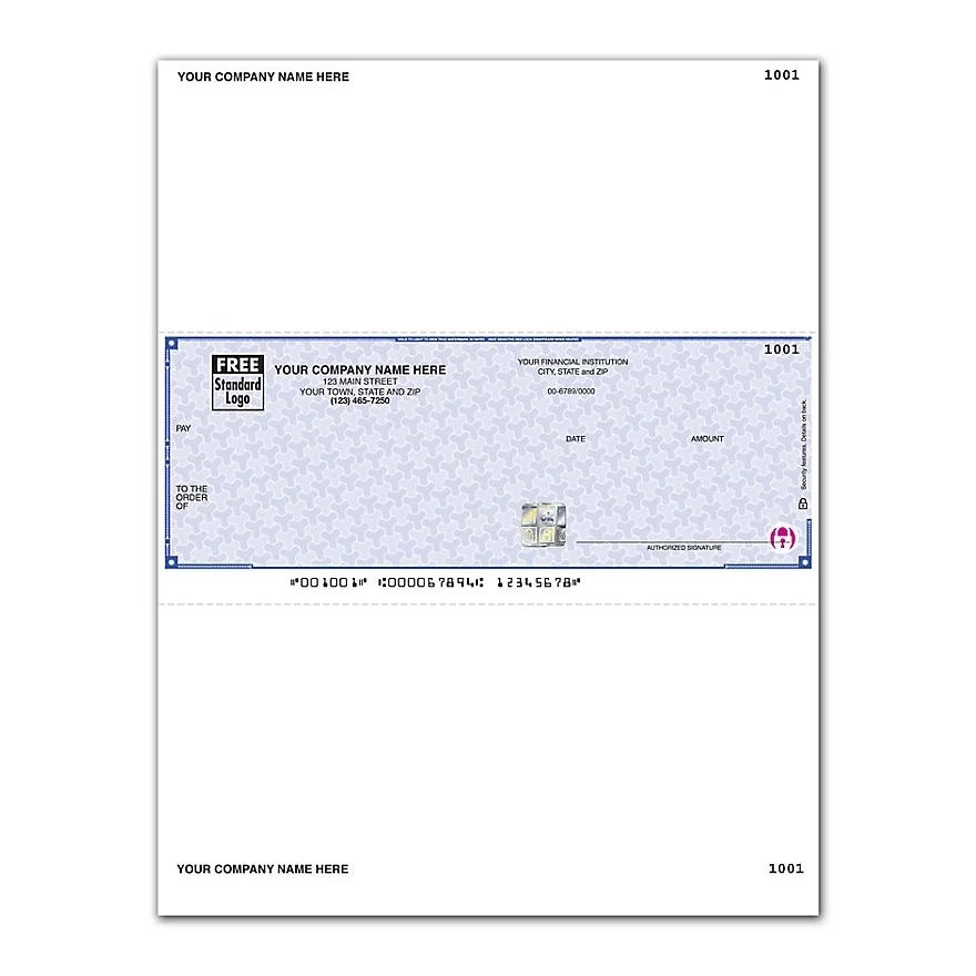 High security laser multipurpose middle check 1
