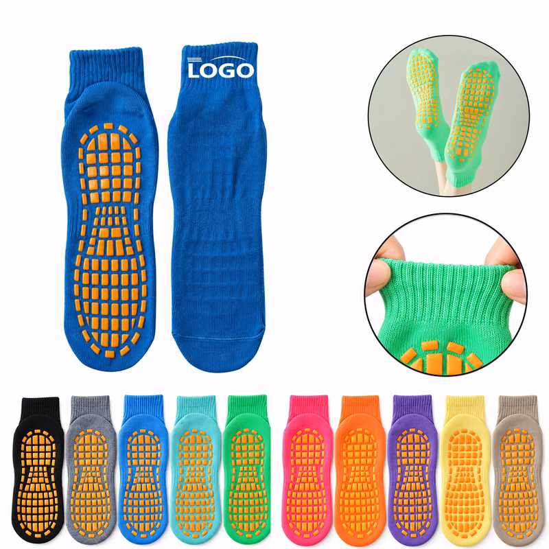 Custom Indoor Traction Ankle Socks For Studio Training