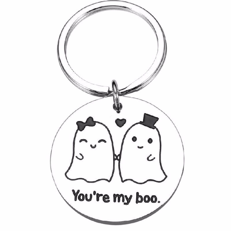 Stainless Steel Round Keychain