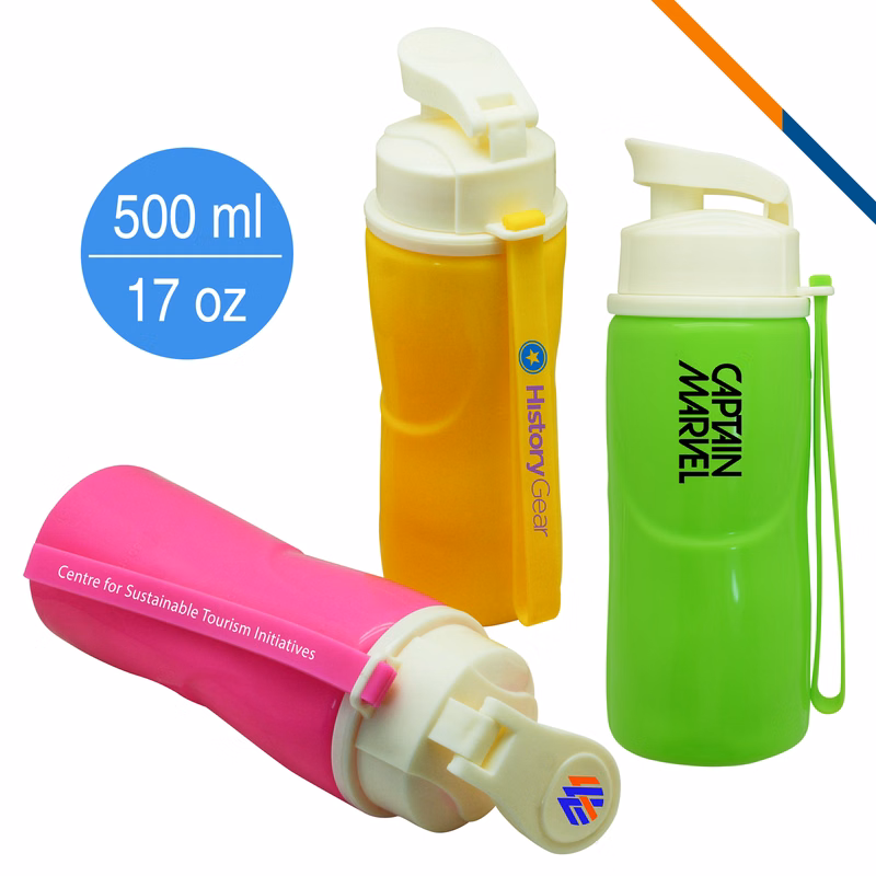 Handy Foldable Water Bottle 17 oz
