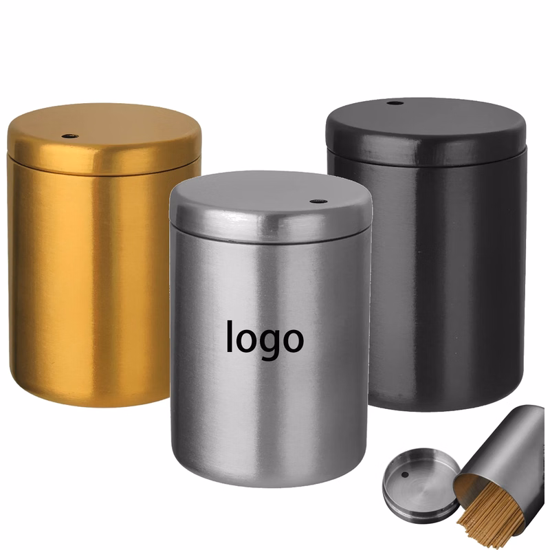 Kitchen Stainless Steel Holder Toothpick Box