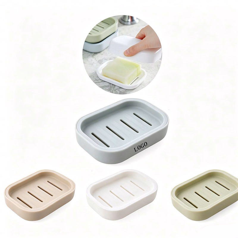 Plastic Soap Dish Double Layer Drain Holder