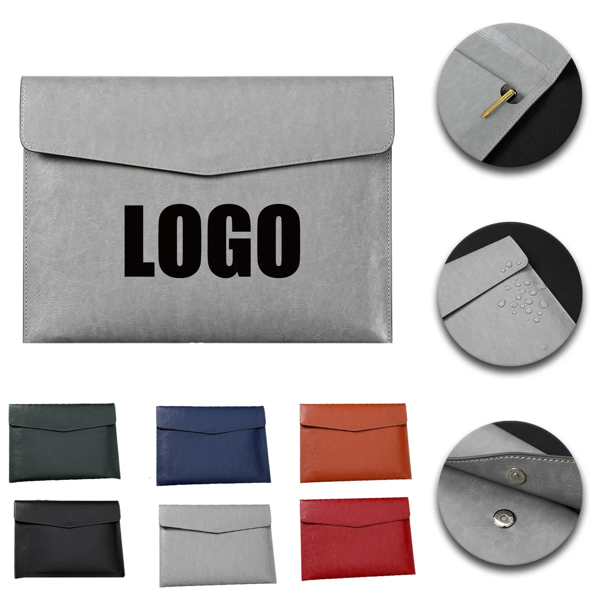 A4 Leather Document Pouch 1