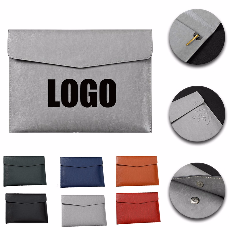 A4 Leather Document Pouch
