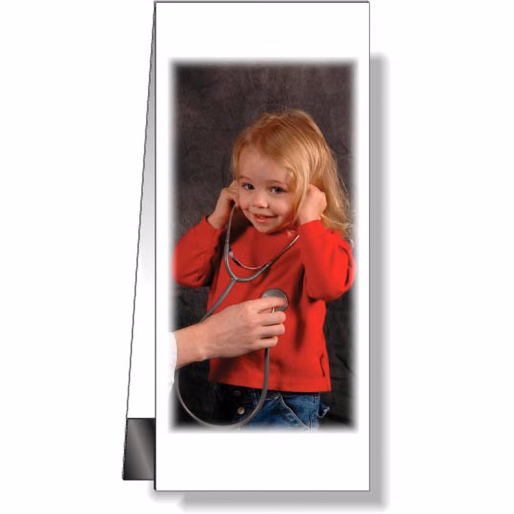 Plastic Magnetic Bookmark (1.75"x4"), Full Colour, No Bleed Edge