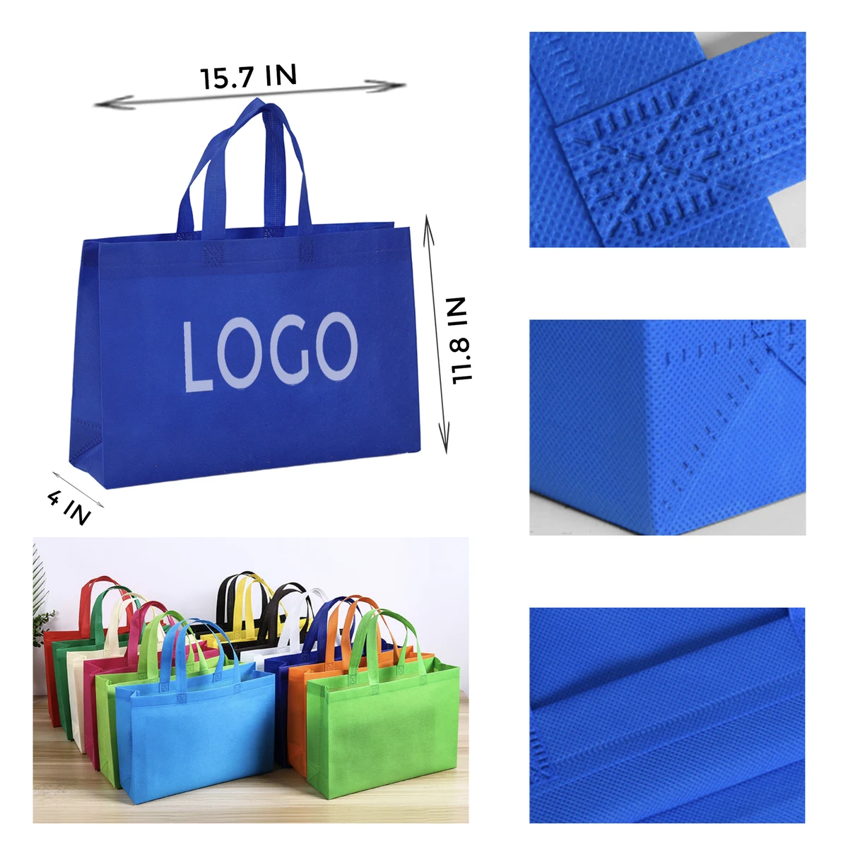 MOQ 10 PCS Horizontal Non Woven Bag 1