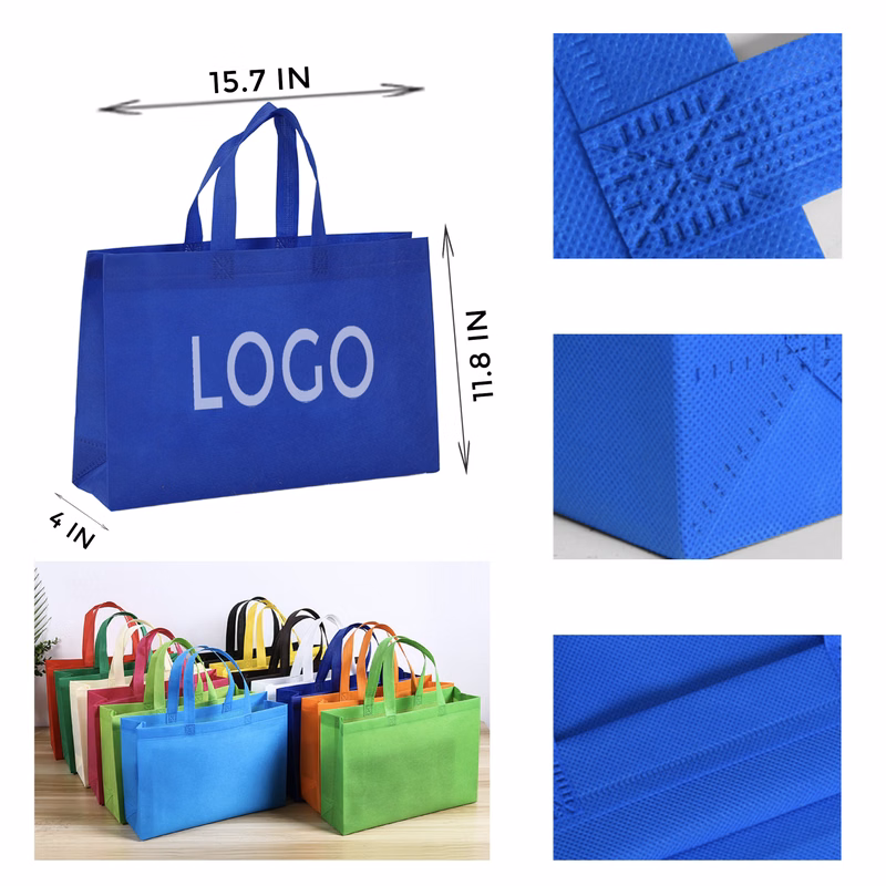 MOQ 10 PCS Horizontal Non Woven Bag
