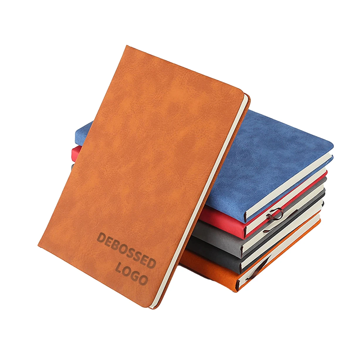 A5 Ruled Notebook Soft Faux Leather Cover 1