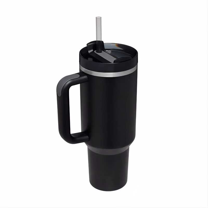 Vacuum Mug with Straw - 40 oz