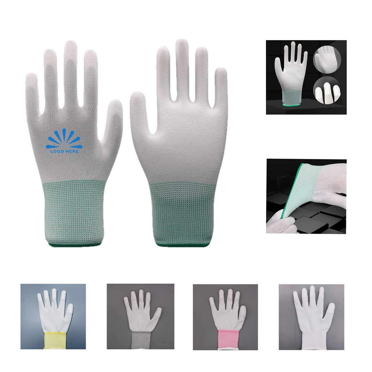 PU Anti-static Coated Labor Protection Gloves 1