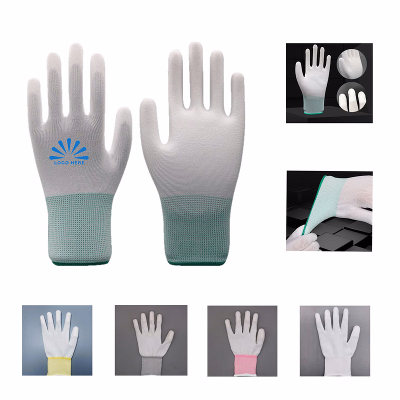 PU Anti-static Coated Labor Protection Gloves
