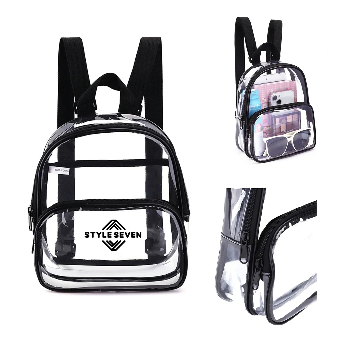 Transparent Water park Waterproof Backpack 1