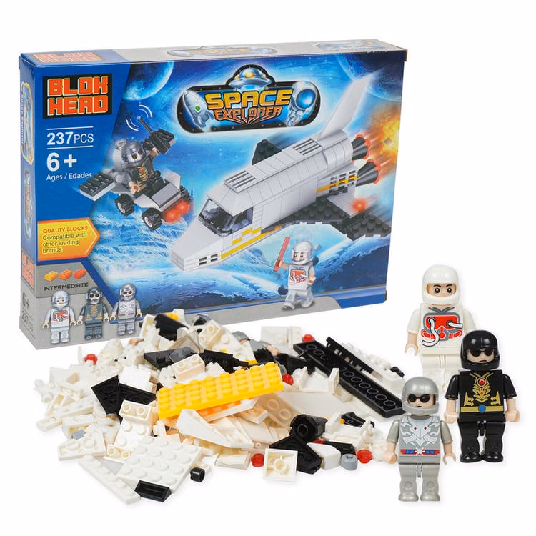 Space Explorer Building Brick Playsets - 237 Pieces