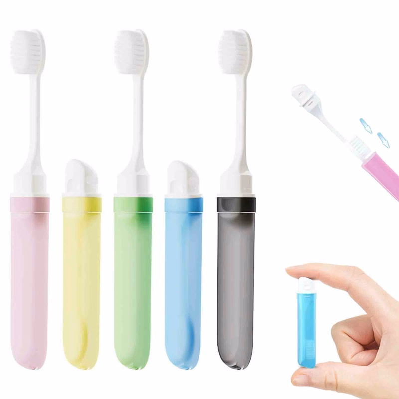 Travel Folding Toothbrush With Box