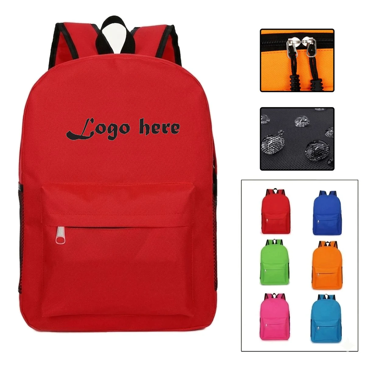 Customizable Oxford Fabric Lightweight Travel Backpack 1