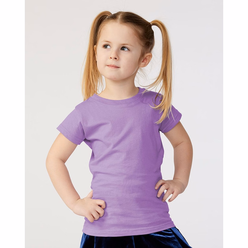 Toddler Girls Fine Jersey Tee - 3316