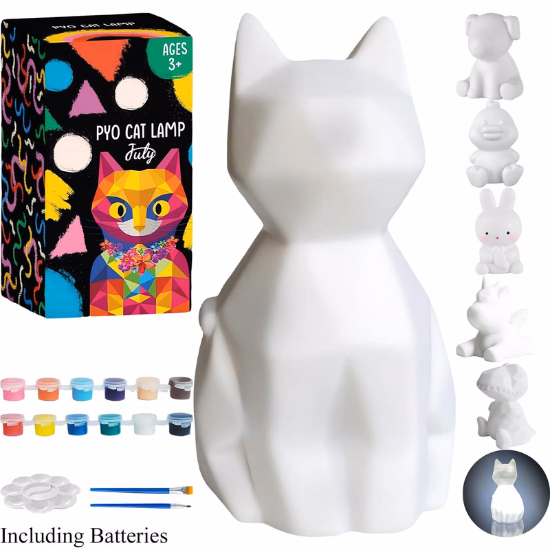 Kids DIY Animal Night Light Painting Set