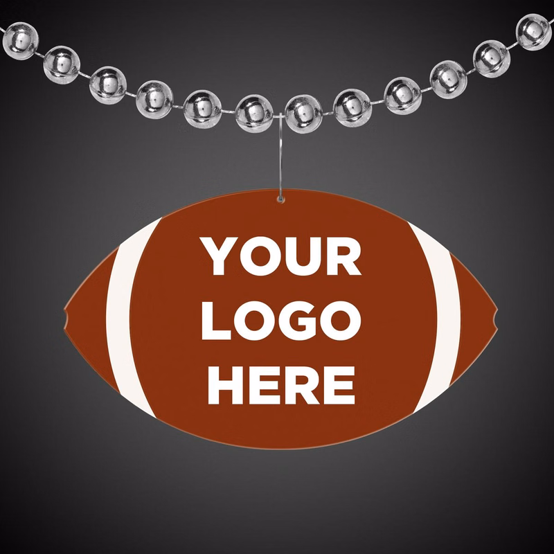 2 1/2" Clip On Football Medallion Badge(Digi Print)