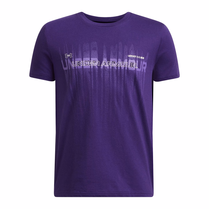 UA Glitch Wordmark Boys' Short Sleeve