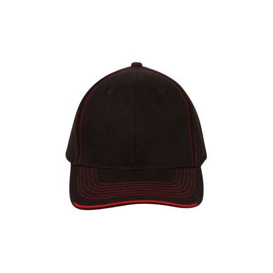 Brushed Heavy Cotton with Contrasting Stitching and Open Lip Sandwich