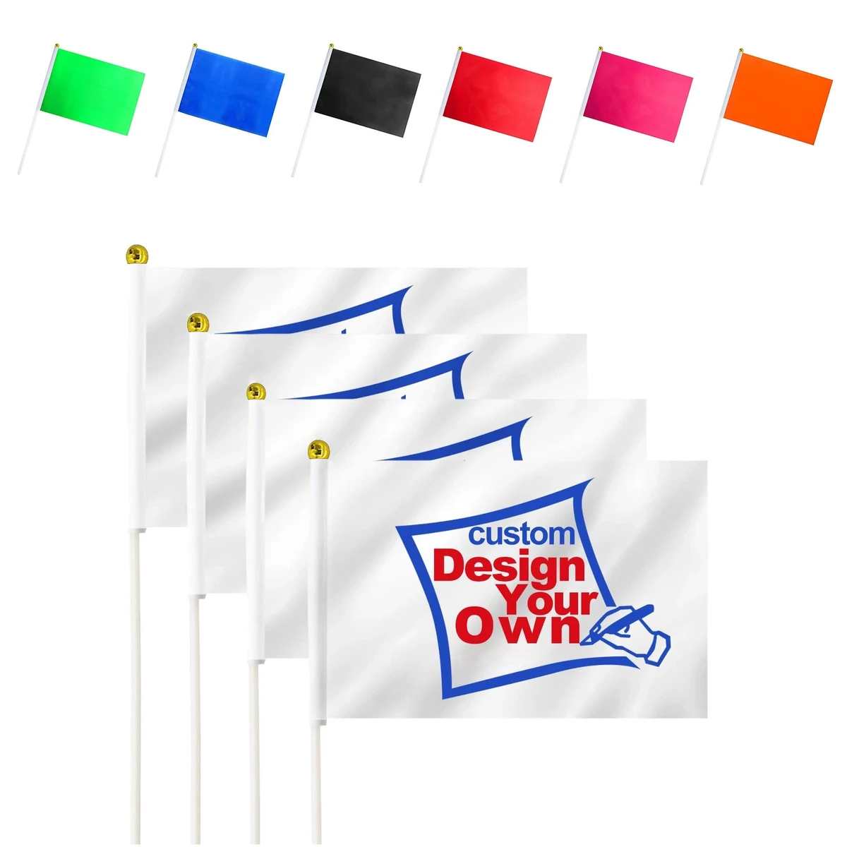 7.8"x11.8" Hand-Held Flag 1