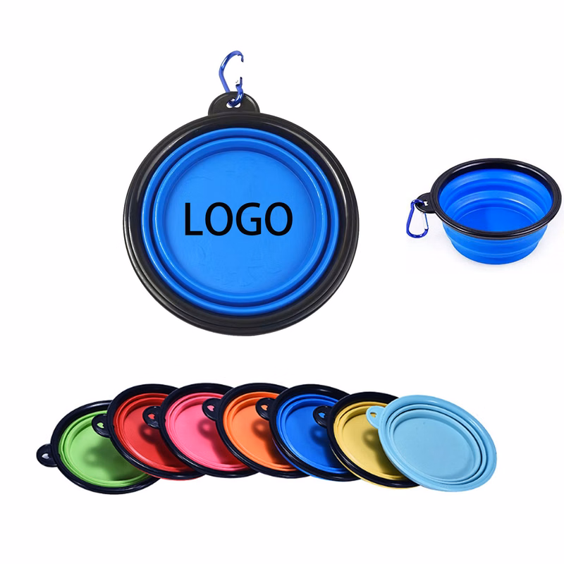 Silicone Collapsible Dog Pet Bowl MOQ 1pcs